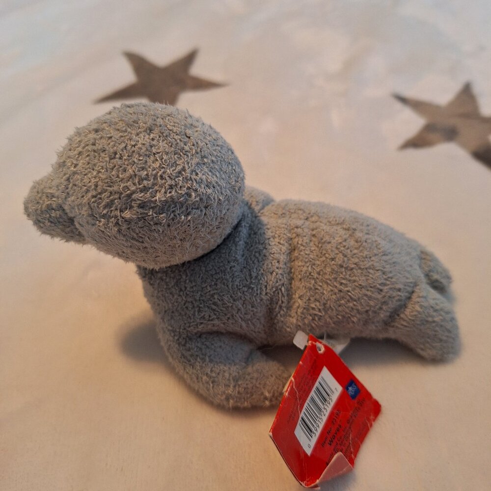 5" Russ Luv Pets Seal Waves Plush 5" Gray Sea Mini Beanbag Stuffed Animal w‎ Tag